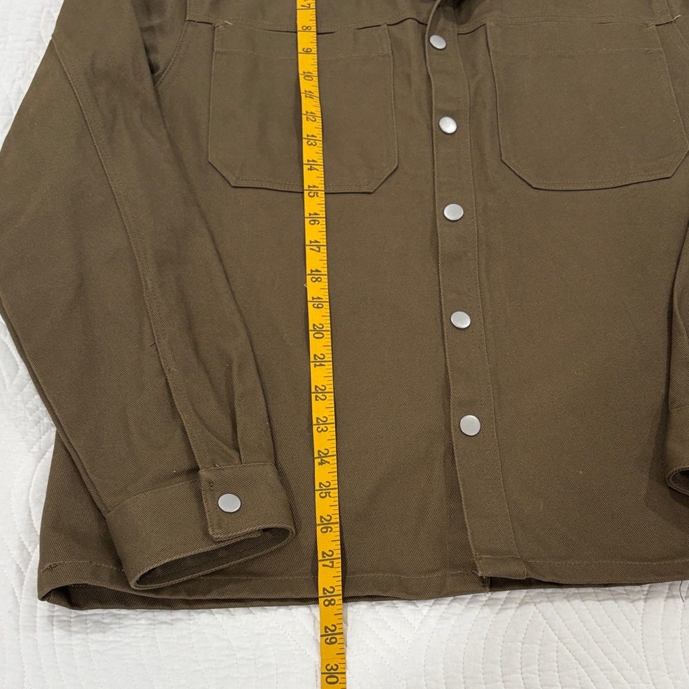 River Island Trucker Brown Denim Jacket - Picture 4 of 6